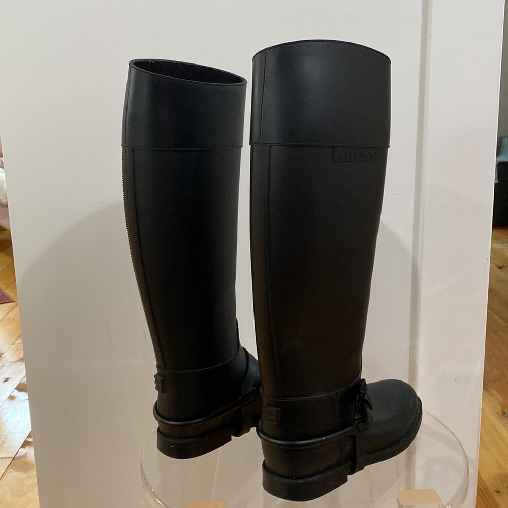 Givenchy Rain Boots Size 37, Black - Picture 6 of 6